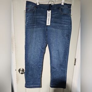 Elastic Waist Boyfriend Jeans